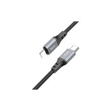 Дата кабель USB-C to Lightning 1.0m PD silicone X86 black HOCO (6931474777898)