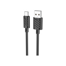 Дата кабель USB 2.0 AM to USB-C 1.0m X88 Gratified black HOCO (6931474783349)
