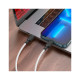 Дата кабель USB-C to Lightning 1.0m Cool silicone PD 20W X90 white HOCO (6931474788399)