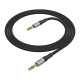 Кабель мультимедійний 3.5mm M to 3.5mm M 1.0m Black HOCO (6942007608800)