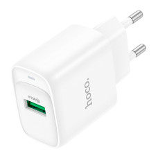 Зарядний пристрій HOCO C140A USB 18W QC3.0 white (6942007627795)