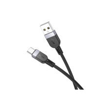 Дата кабель USB 2.0 AM to USB-C 1.0m silicone X109 Energy black HOCO (6942007636247)