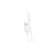 Дата кабель USB 2.0 AM to Lightning 1.0m 2.4A X1 white HOCO (6957531032007)