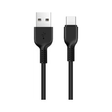 Дата кабель USB 2.0 AM to USB-C 2.0m 3A X20 black HOCO (6957531068907)