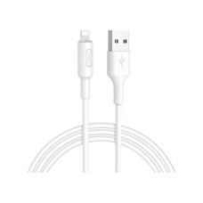 Дата кабель USB 2.0 AM to Lightning 1.0m 2A X25 white HOCO (6957531080114)