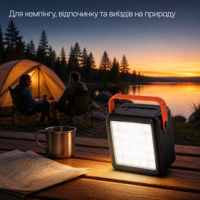 Батарея універсальна HOCO 120000mAh DB101A Zeus PD/65W, LED-lamp, Black (716185)