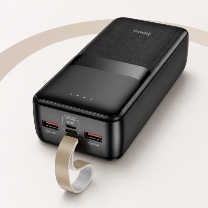 Батарея універсальна HOCO 30000mAh DB107 Mercurius 22.5W, PD/20W, Black (716188)