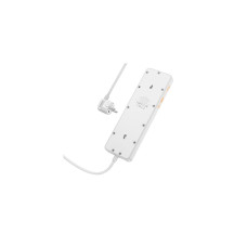 Мережевий фільтр живлення HOCO AC13A 5 роз, 3 USB, USB-C, 17W, 1,5м, White (AC13A/W)