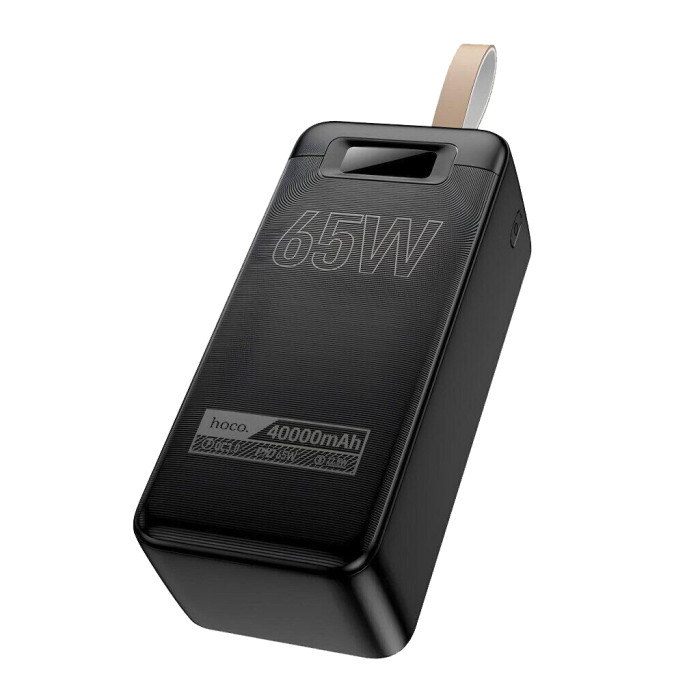 Батарея універсальна HOCO 40000mAh Aquila PD/3.0/65W QC/3.0 Black (DB82 / 714726)