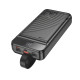 Батарея універсальна HOCO 30000mAh Element PD/20W, QC/22.5W, LED Lamp, Black (J123B / 714735)