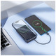 Батарея універсальна HOCO 10000 mAh Origen Dual PD/20W Magnetic with cable Type-C Metal Gray (Q44 / 714983)