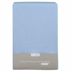 Простирадло Home Line махрове на резинці блакитне140х200х20 см (155228)