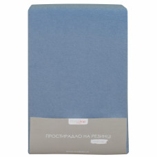 Простирадло Home Line махрове на резинці індіго 140х200х20 см (160834)