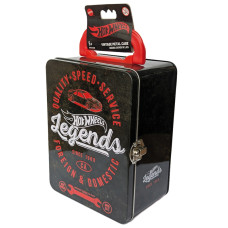 Ігровий набір Hot Wheels Вінтажний контейнер для 18 машинок, чорний (HWCC22B)