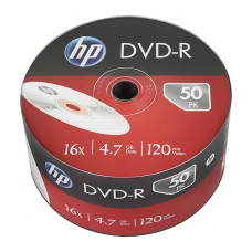 Диск DVD HP DVD-R 4.7GB 16X IJ PRINT 50шт (69302/DME00070WIP-3)