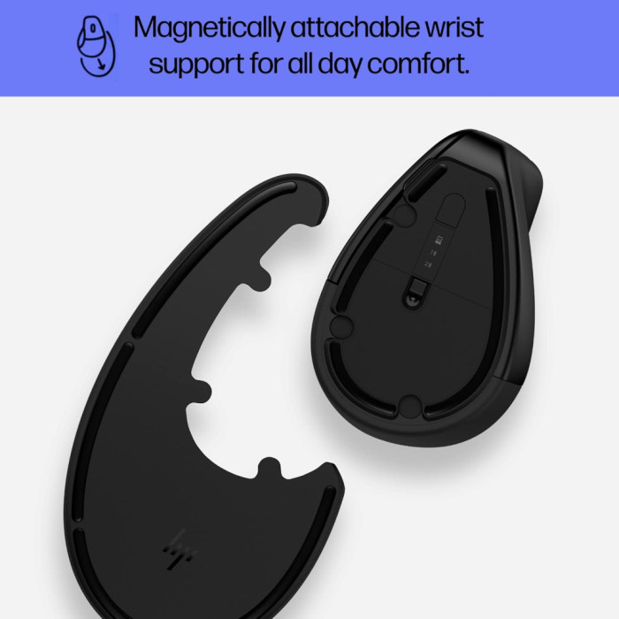 Мишка HP 920 Ergonomic Vertical Wireless/Bluetooth Black (6H1A4AA)