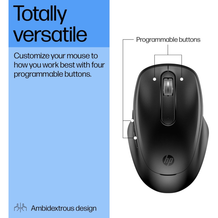 Мишка HP 510 Ultra-Fast Rechargeable Wireless Black (9C2F6AA)