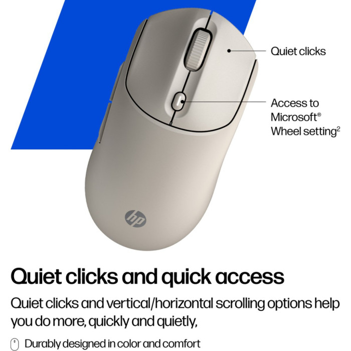 Мишка HP 400 Quiet Wireless/Bluetooth Maple (AZ7B6AA)