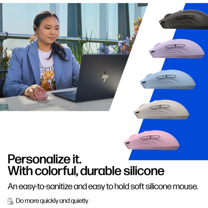 Мишка HP 400 Quiet Wireless/Bluetooth Purple (AZ7B7AA)