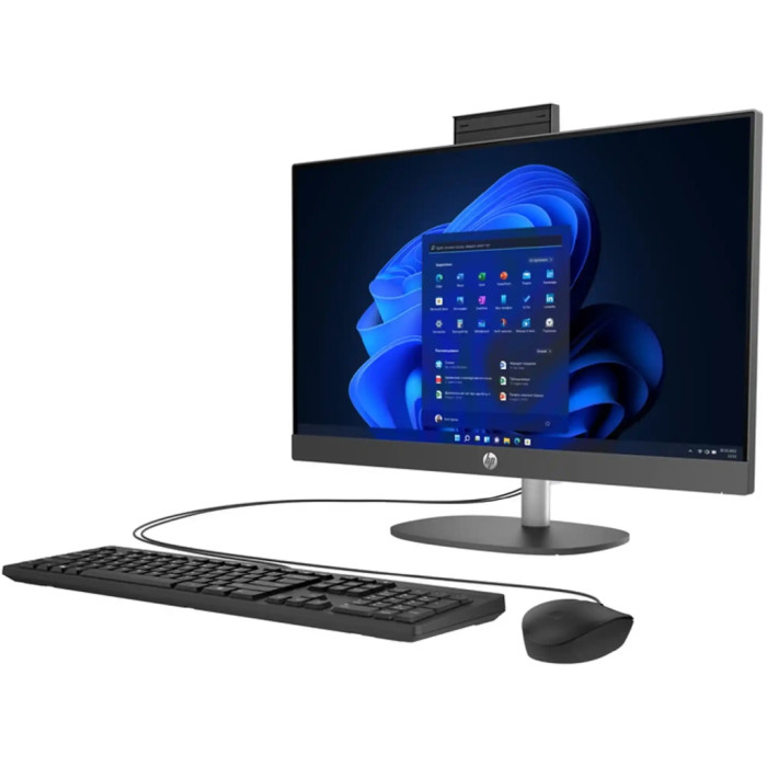 Комп'ютер HP ProOne 240 G10 AiO / Ultra5 125U, 8, 512, WiFi, кл+м (D10FBET)