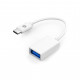 Перехідник USB3.1 Type-C to USB (OTG) 0.15m white HP (DHC-TC105)