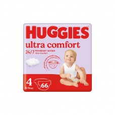 Підгузок Huggies Ultra Comfort 4 ( 8-14 кг) Mega для хлопчиків 66 шт (5029053548777)