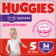 Підгузок Huggies Pants 5 Jumbo (12-17 кг) для дівчаток 34 шт (5029053564272)