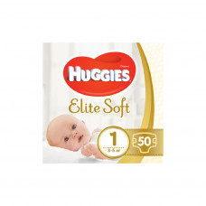 Підгузок Huggies Elite Soft 1 (3-5 кг) Jumbo 50 шт (5029053564883)