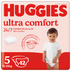 Підгузок Huggies Ultra Comfort 5 (12-22 кг) Jumbo 42 шт (5029053567884_5029053567594)