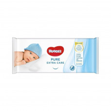 Дитячі вологі серветки Huggies Pure Extra Care 56шт (5029053568706)