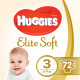 Підгузок Huggies Elite Soft 3 Mega (5-9 кг) 72 шт (5029053578095)