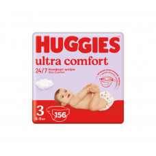 Підгузок Huggies Ultra Comfort 3 (5-9 кг) M-Pack 156 шт (5029053590516)