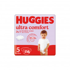 Підгузок Huggies Ultra Comfort 5 (12-22 кг) M-Pack 116 шт (5029053590530)