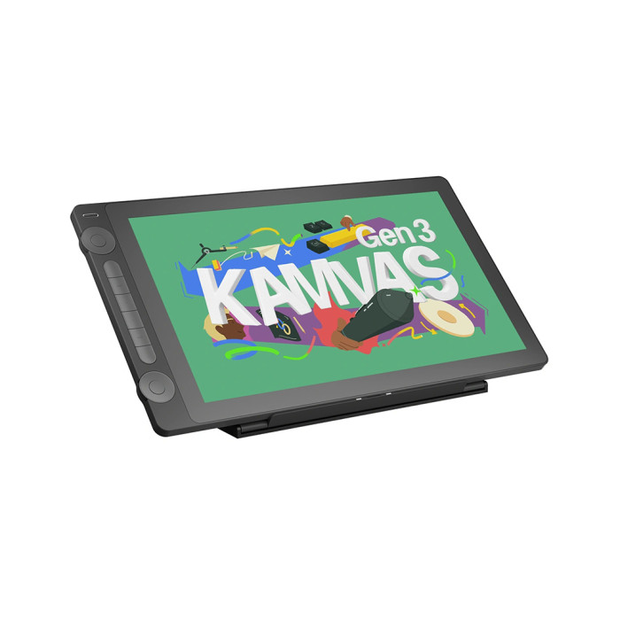 Графічний планшет Huion Kamvas 16 Gen3 Black + рукавичка (GS1563)