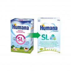 Дитяча суміш Humana SL Expert безлактозна з народження 500 г (4031244720559)