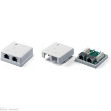 Розетка мережева Hypernet RJ45 x2 FTP 5e (MB-STP2)