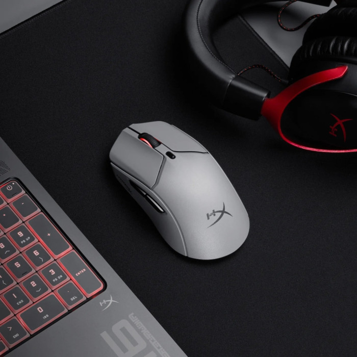 Мишка HyperX Haste 2 Pro Wireless/Bluetooth/USB Gray (A1KY5AA)