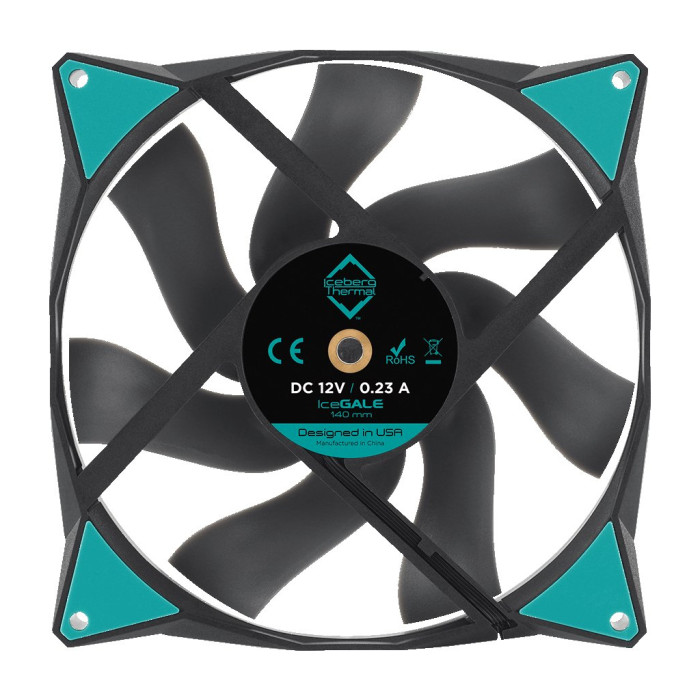 Кулер до корпусу Iceberg Group IceGALE 140mm Gray (ICEGALE14-B0A)