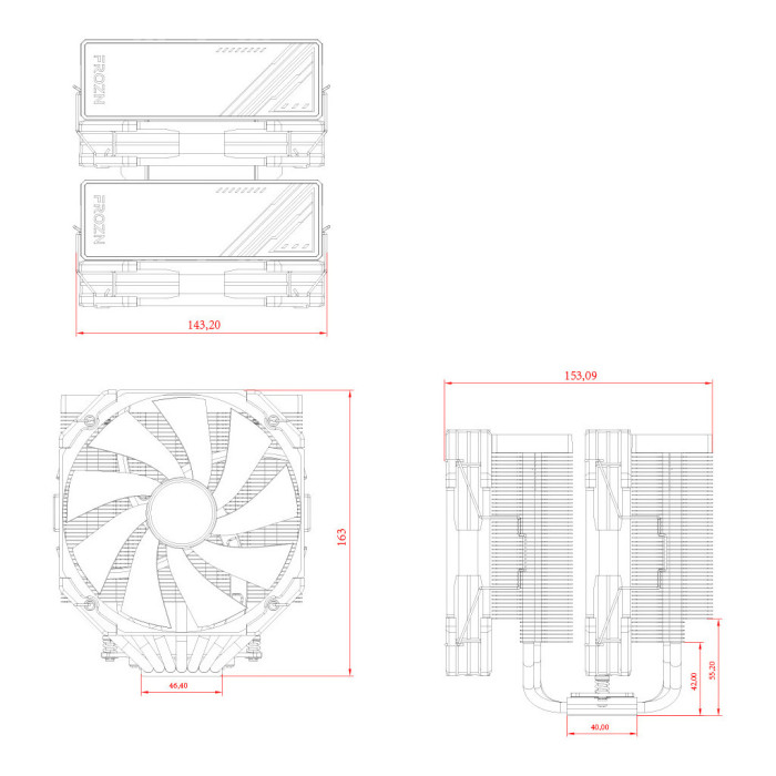 Кулер до процесора ID-Cooling FROZN A720 Black