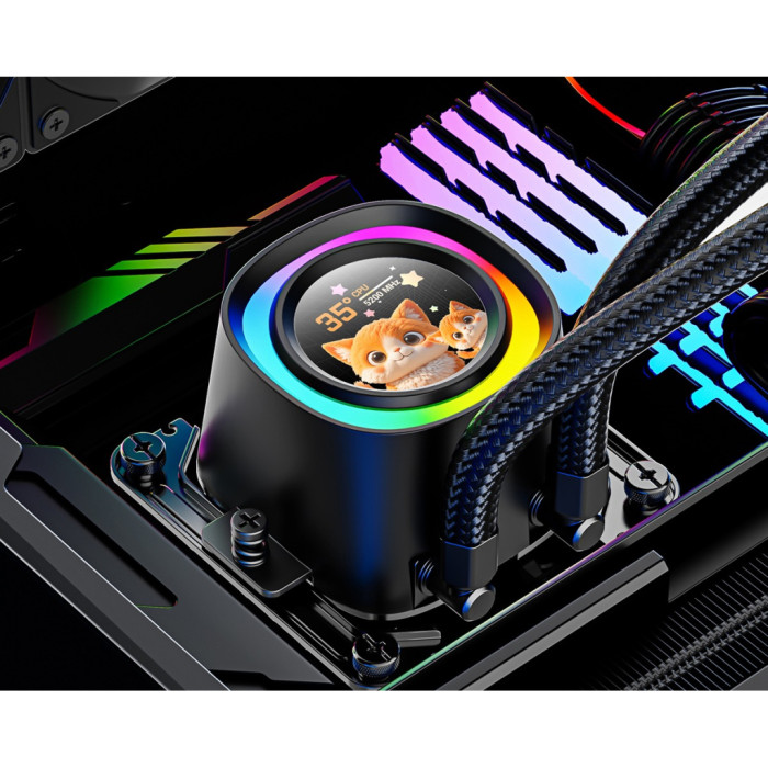 Система рідинного охолодження ID-Cooling FX360 LCD PE