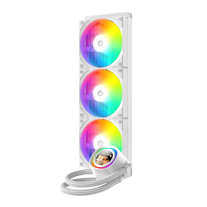 Система рідинного охолодження ID-Cooling FX360 LCD WHITE