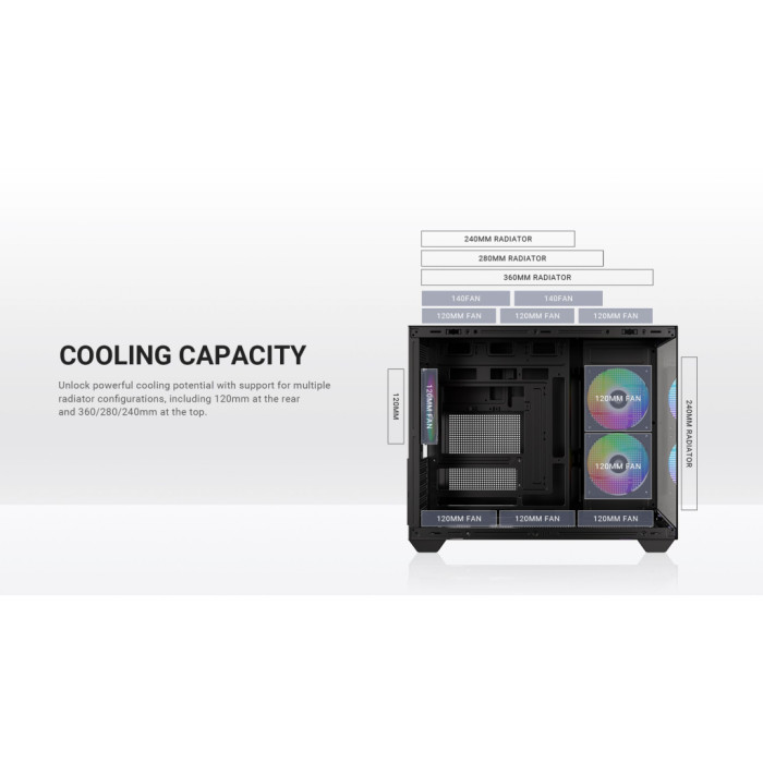 Корпус для ПК ID-Cooling VIEW 500 ARGB