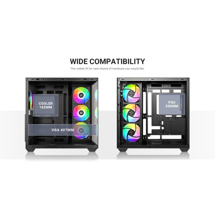 Корпус для ПК ID-Cooling VIEW 510 ARGB