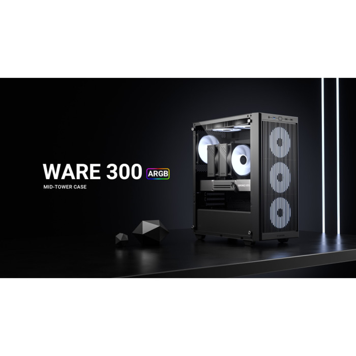 Корпус для ПК ID-Cooling WARE 300 ARGB