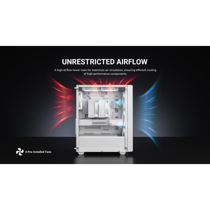 Корпус для ПК ID-Cooling WARE 300 ARGB WH