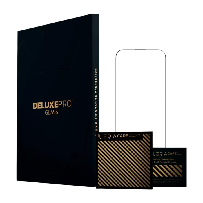 Скло захисне iLera DeLuxe Original Glass iPhone 15 Pro (ILFCDL15PR)