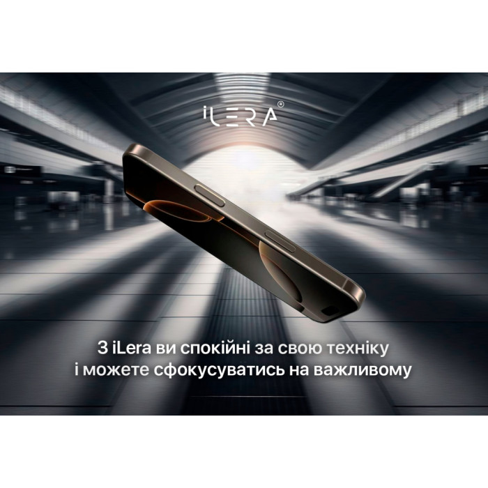 Скло захисне iLera DeLuxe Original Glass iPhone 15 Pro (ILFCDL15PR)