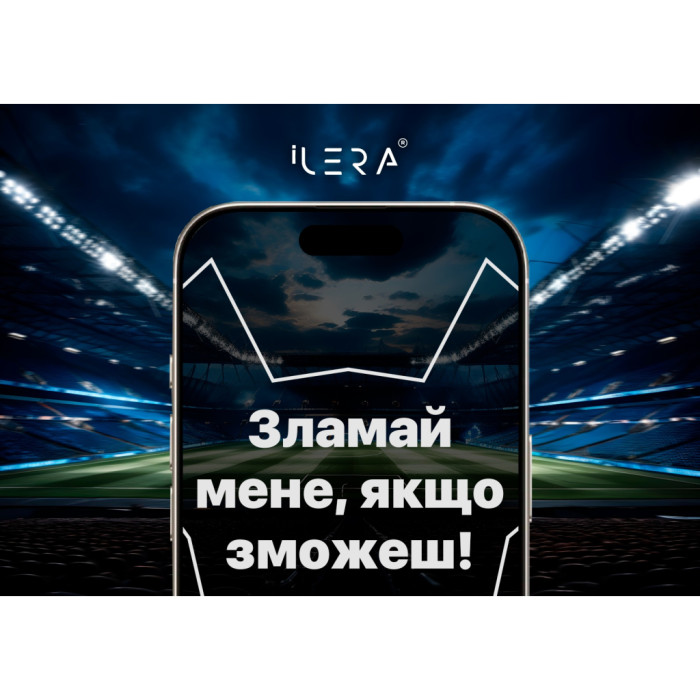 Скло захисне iLera DeLuxe Original Glass iPhone 16 Plus | 15 Plus (ILFCDL16PL)