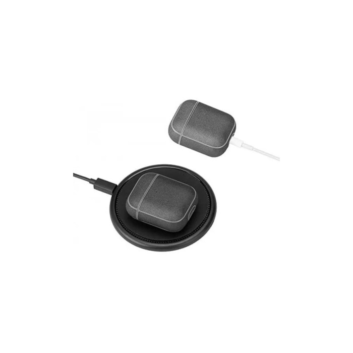Чохол для навушників Incase Metallic Case для AirPods Gray (INOM100643-GRY)