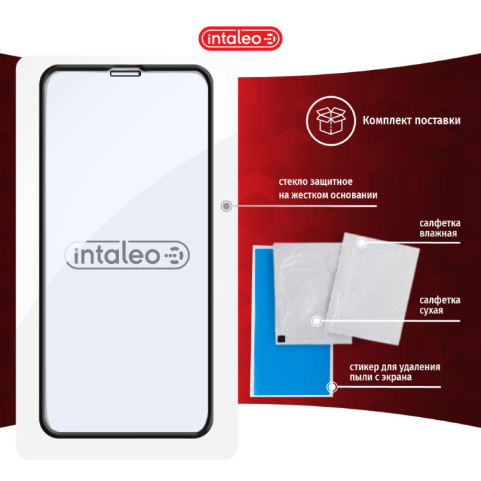 Скло захисне Intaleo Full Glue Apple iPhone 11 Black (1283126496301)